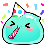 Blobbo Party Emote (Play 10 games with friends)